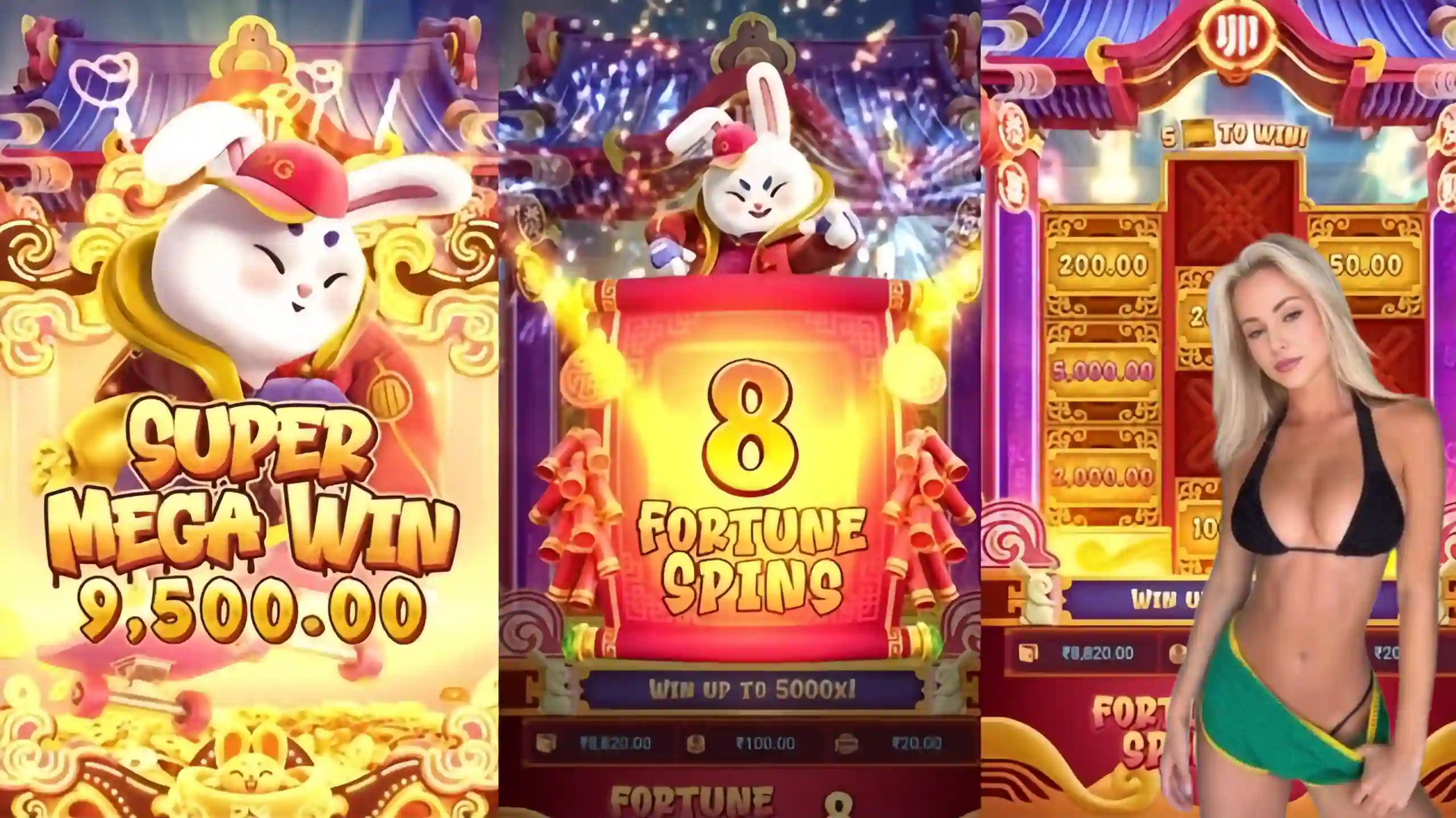Wild Expansivo Fortune Rabbit iiwin - Coelho Dourado que Expande
